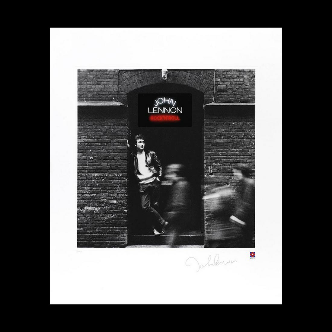 John Lennon Rock N Roll 1995 Ltd Edition Print