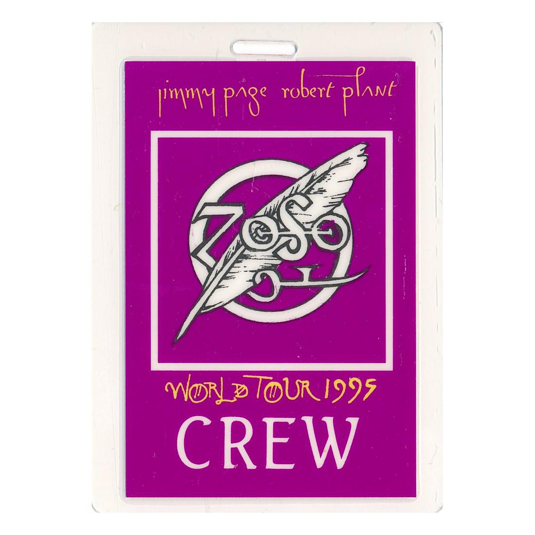 Robert Plant - Manic Nirvana Tour - 1990 Backstage Pass (1 of 1)