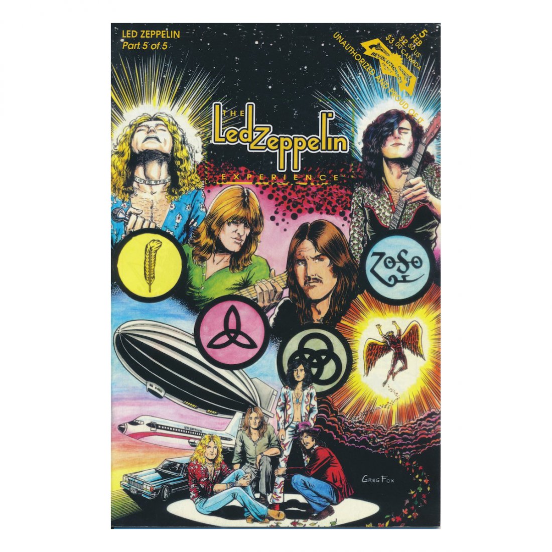 Led Zeppelin - Rock 'N Roll Comic Book (1 of 1)