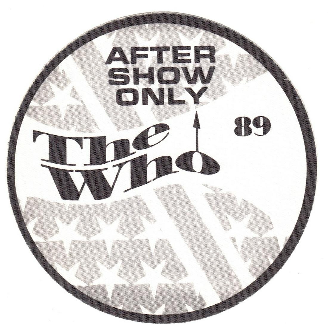 The Who - 1989 Backstage Pass (1 of 1)
