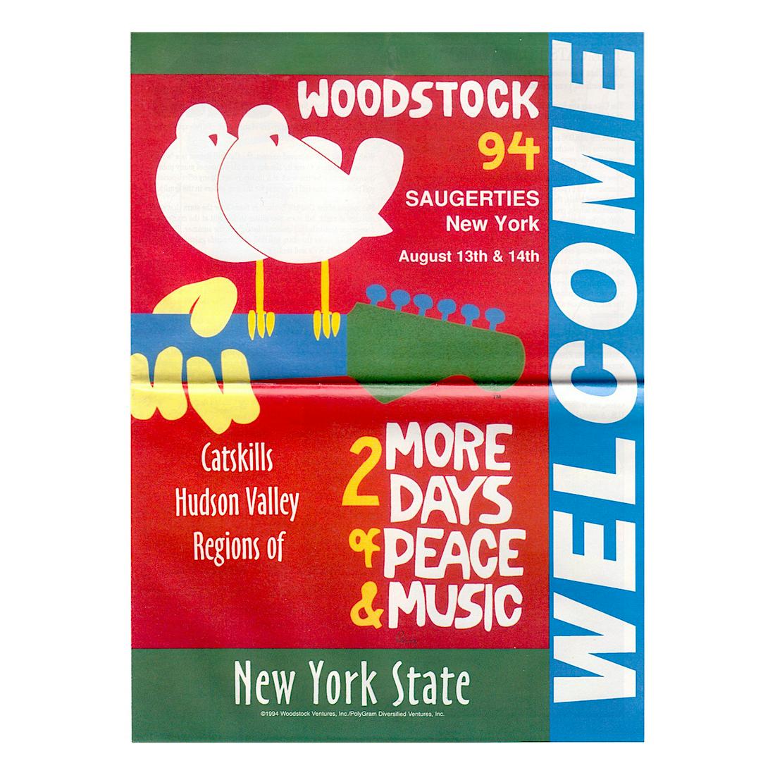 Woodstock Music Festival - 1994 Program (1 of 1)