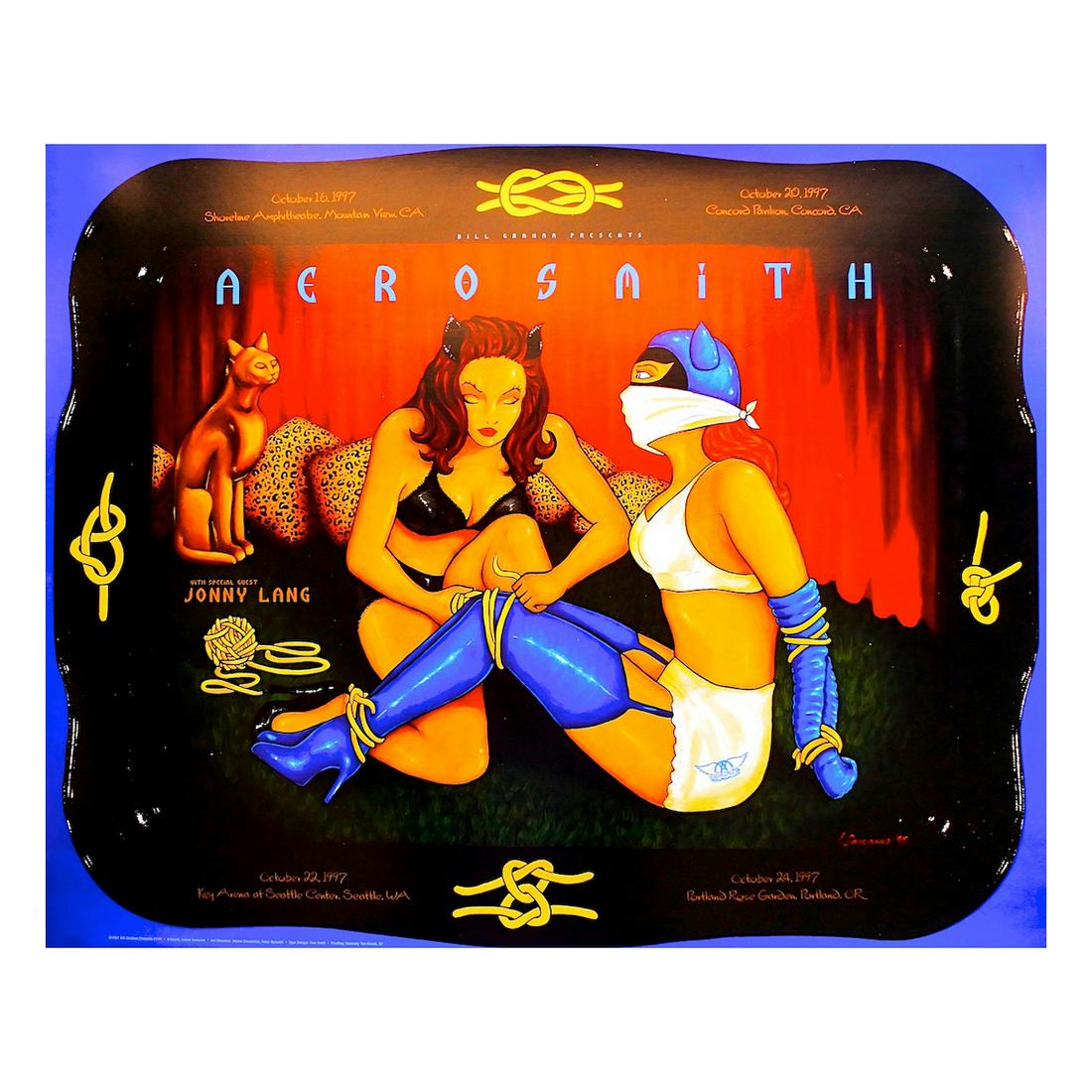 Aerosmith - Jonny Lang - 1997 Concert Poster (1 of 1)