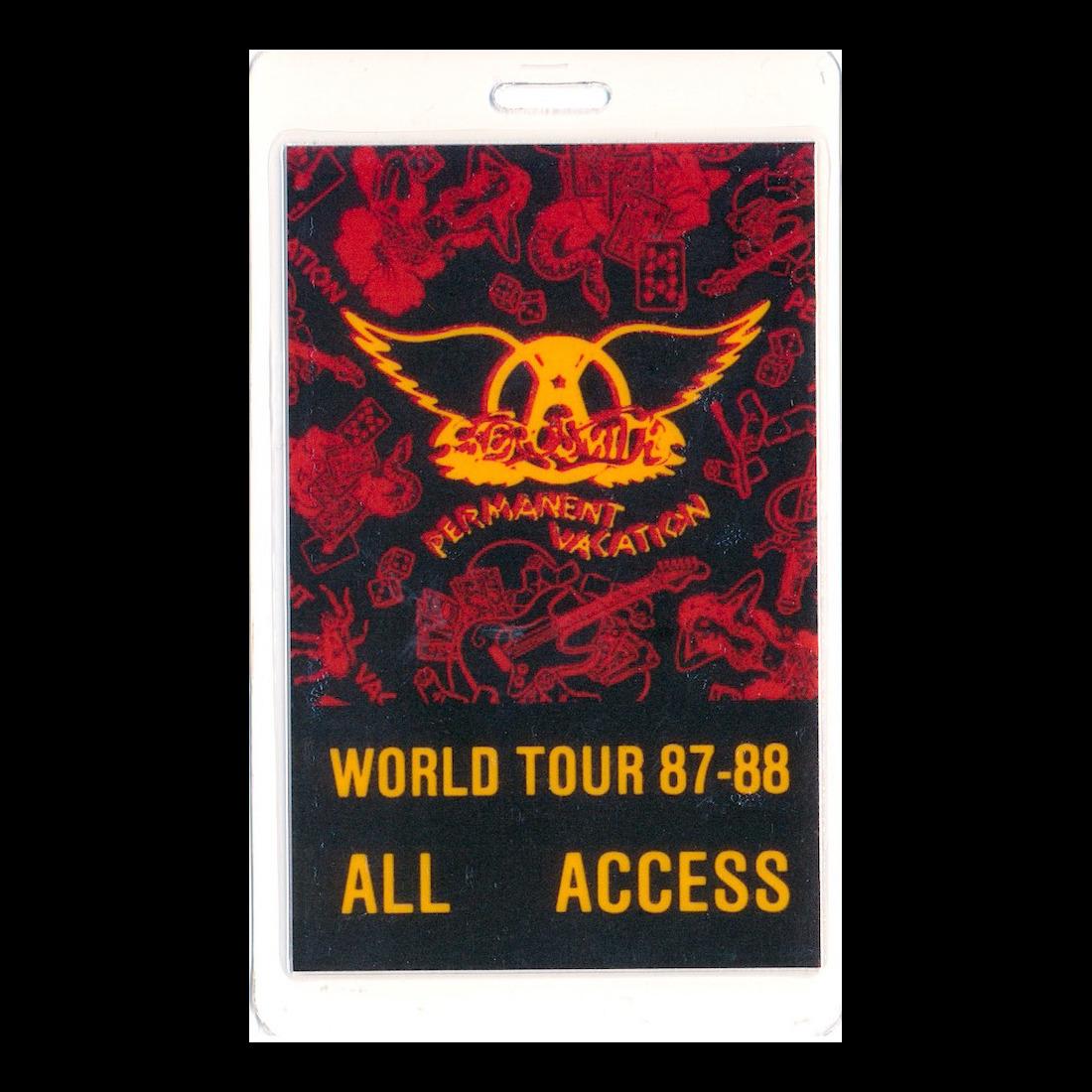 Aerosmith - 1989 Laminated Backstage (1 of 1)
