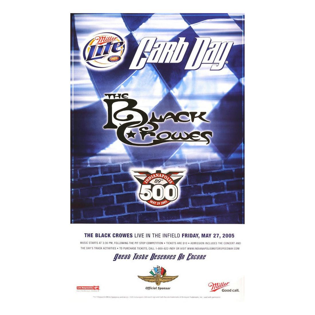 The Black Crowes - 2005 Concert Tour Poster (1 of 1)