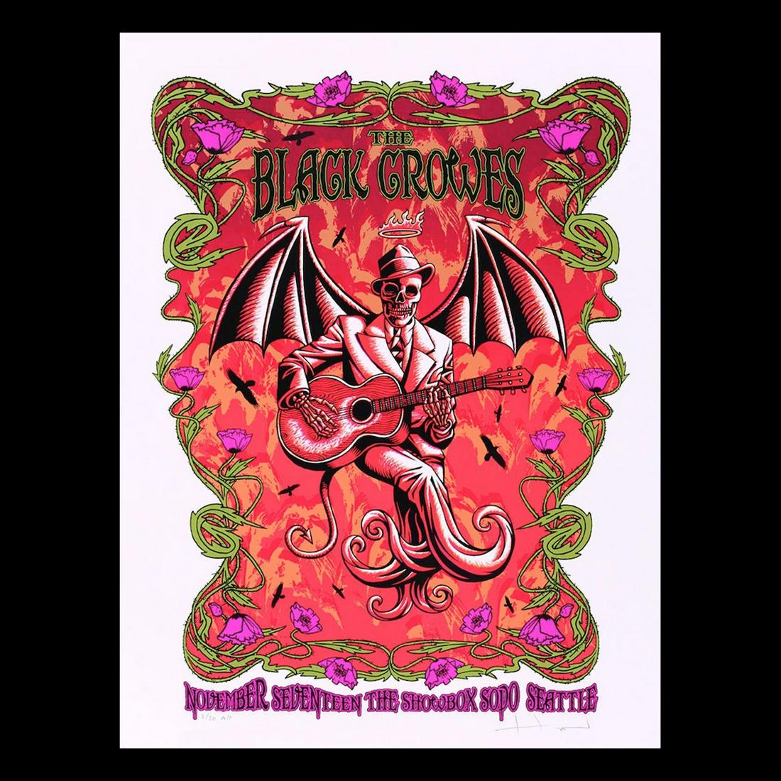 The Black Crowes - 2010 Ltd Edition Concert Poster (1 of 1)