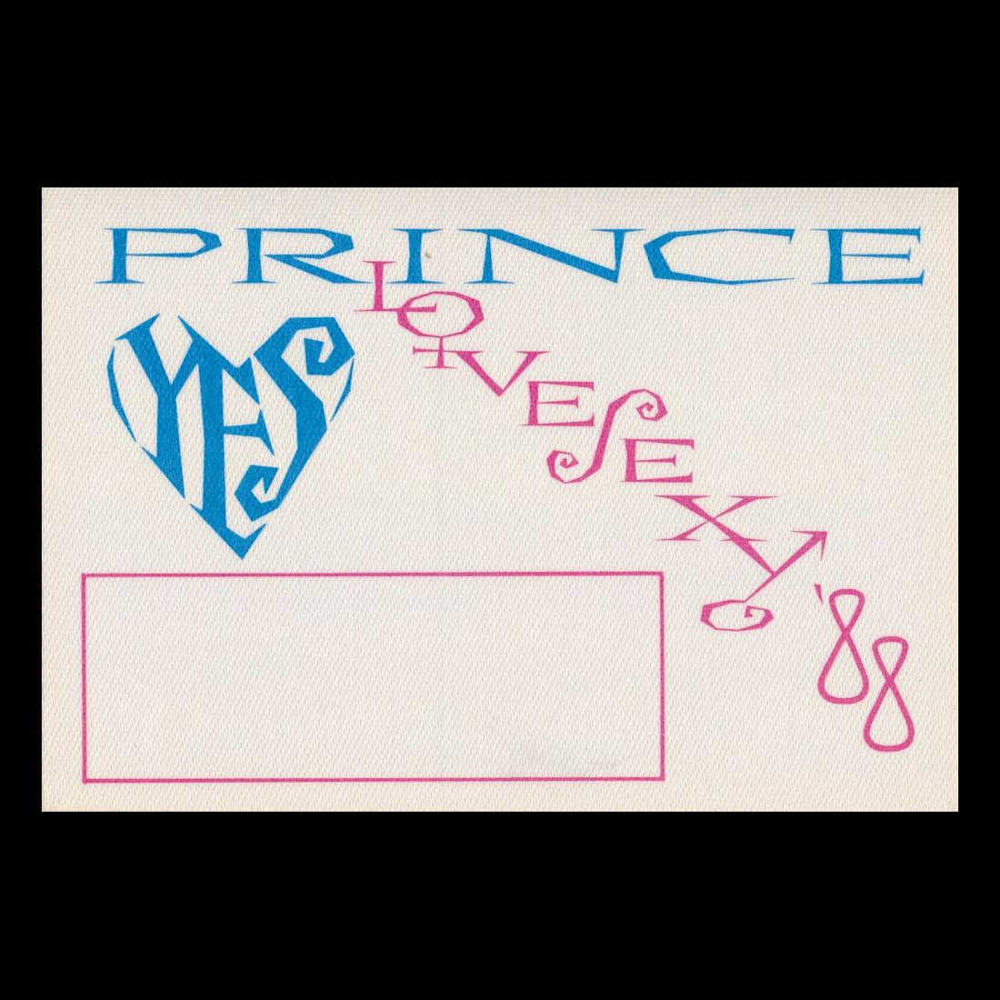 Prince - Lovesexy - 1988 Backstage Pass (1 of 1)