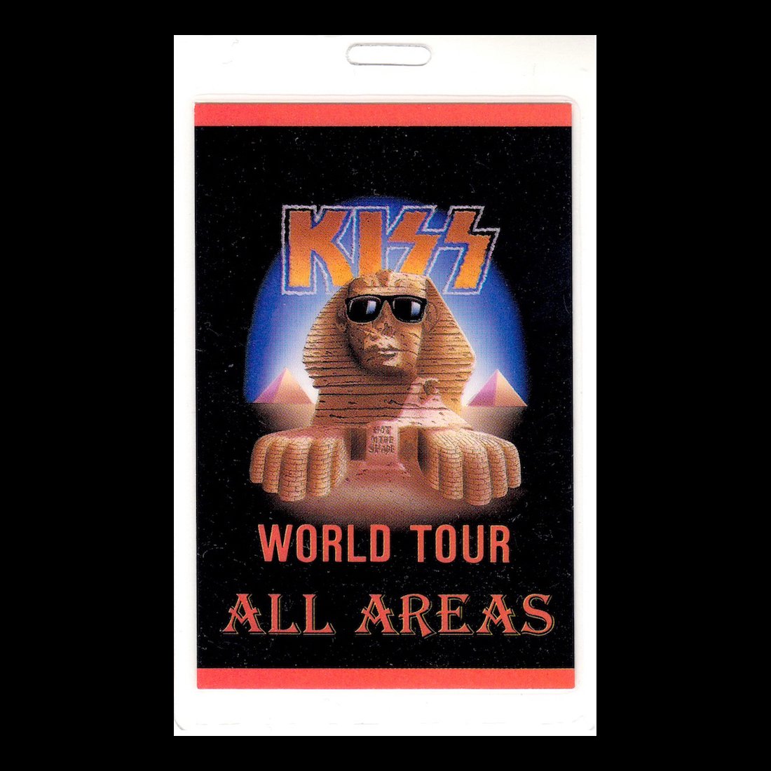 KISS - 1990 Laminated Backstage Pass (1 of 1)