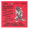 Van Halen - Monsters Of Rock - 1988 Backstage Pass