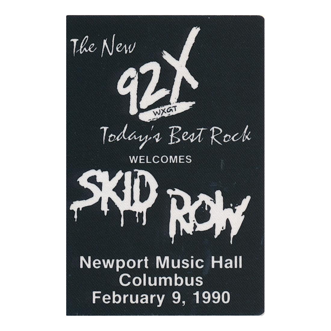 Skid Row - 1990 Backstage Pass (1 of 1)