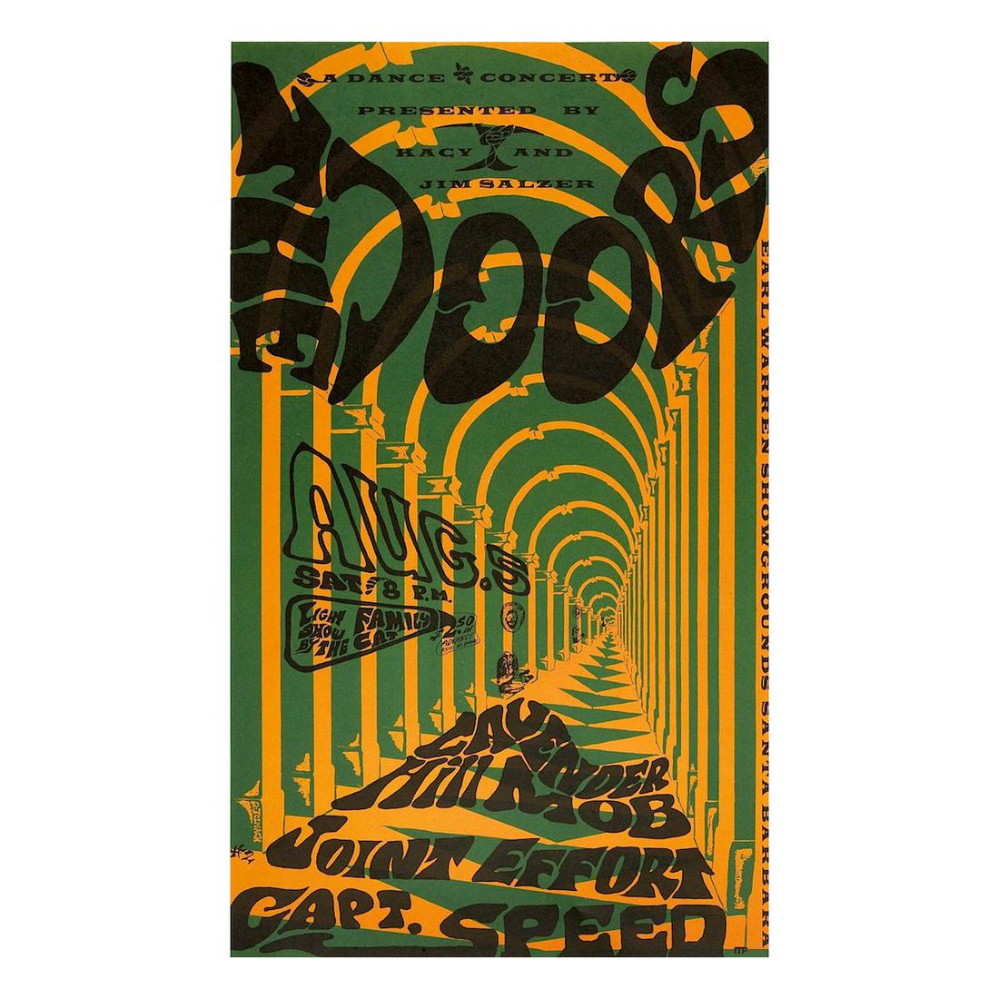 The Doors - 1967 Jim Salzer Concert Poster (1 of 1)