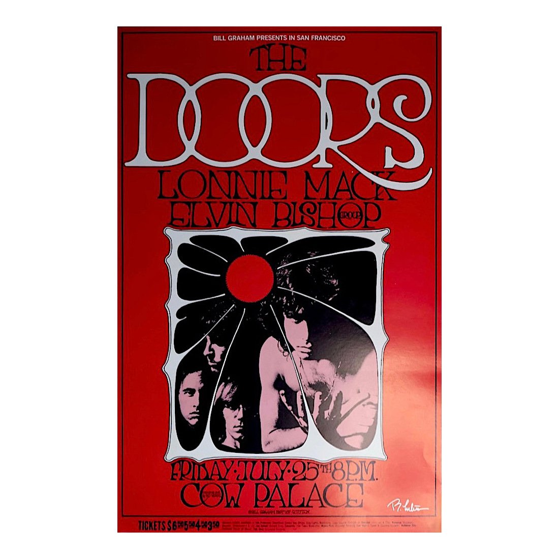 The Doors - 1969 Hand-Signed Concert Poster (1 of 1)