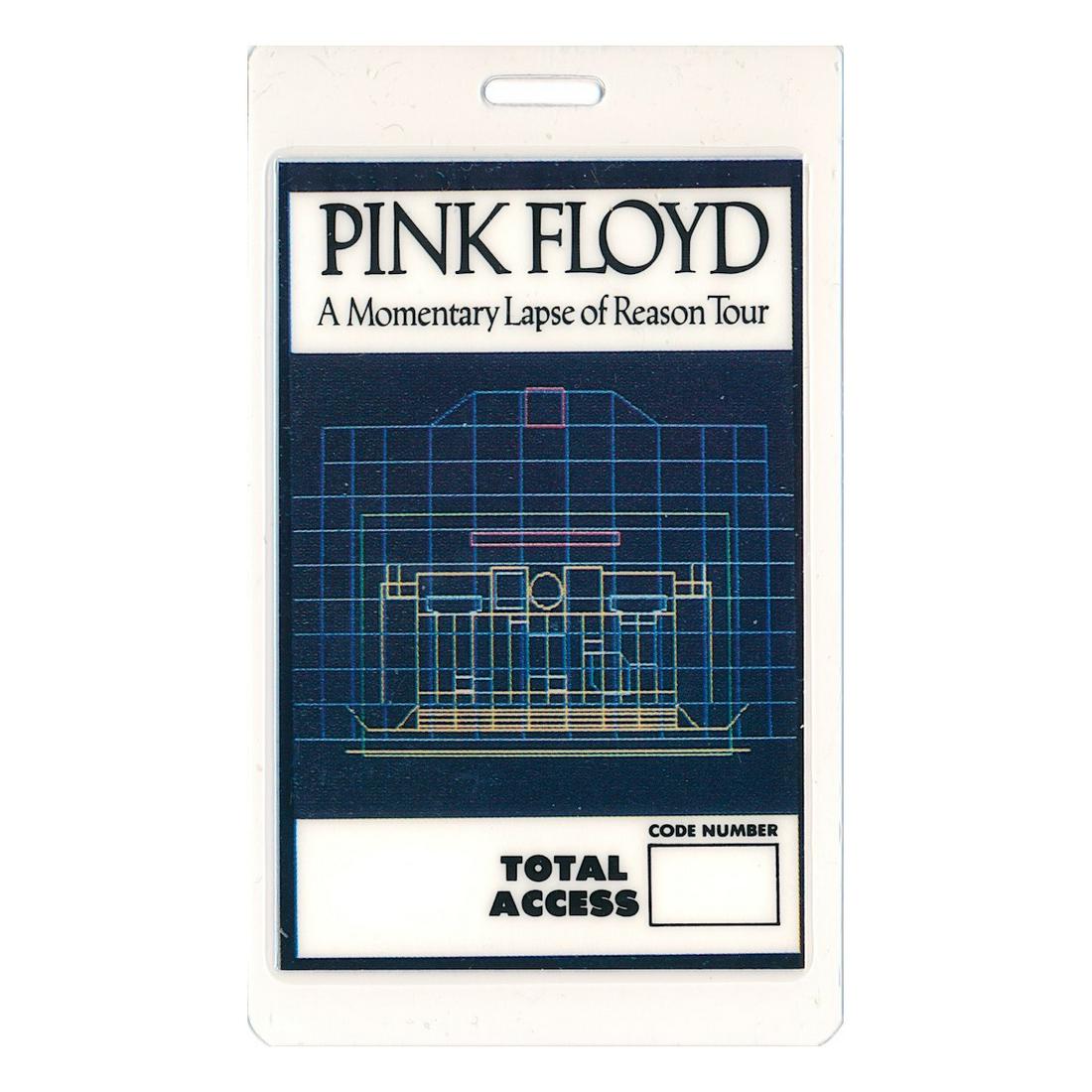 Pink Floyd - 1988 Laminated Backstage Pass (1 of 1)