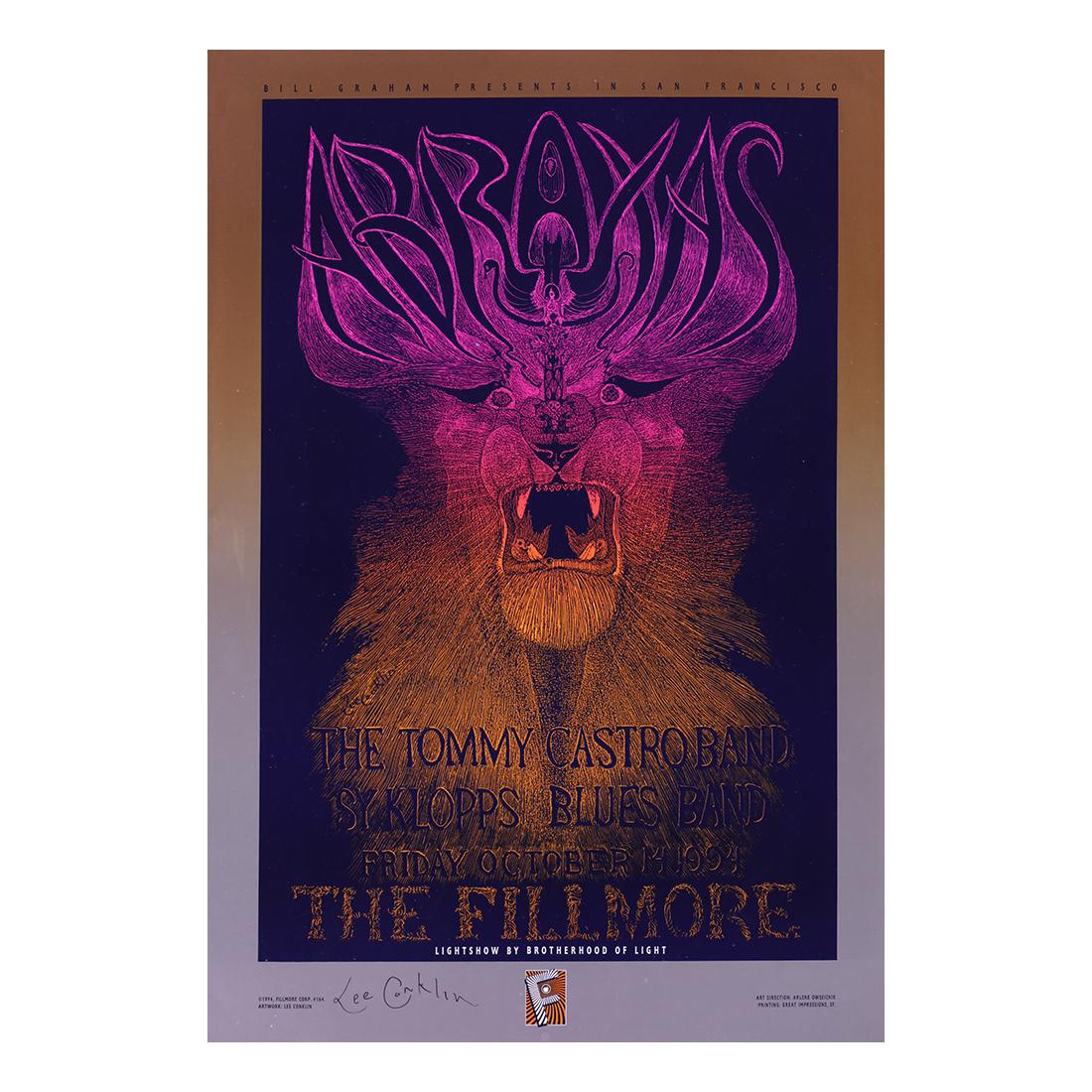 Santana - Abraxas - 1994 Hand-Signed Concert Poster (1 of 1)