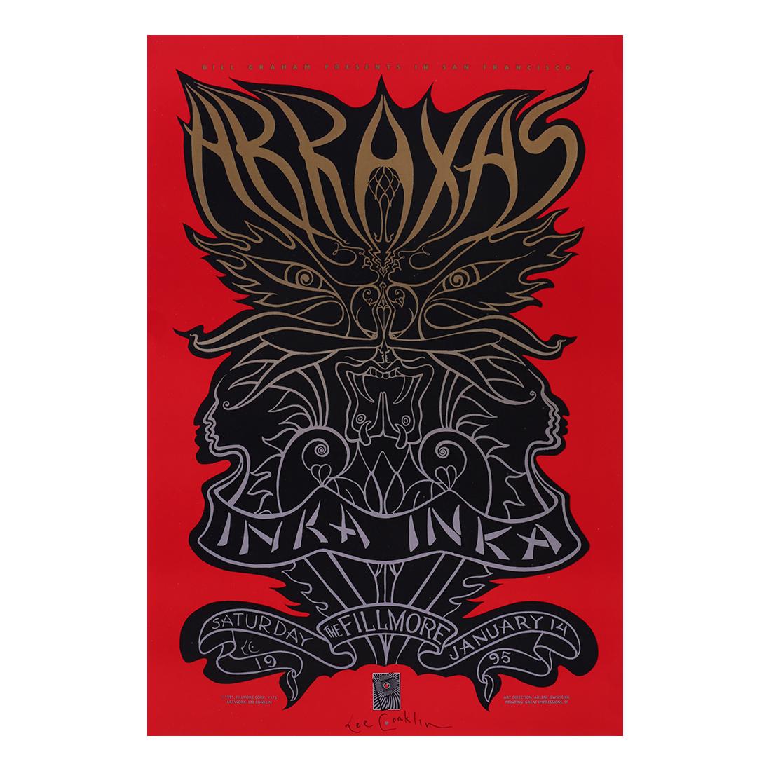 Santana - Abraxas - 1995 Hand-Signed Concert Poster (1 of 1)