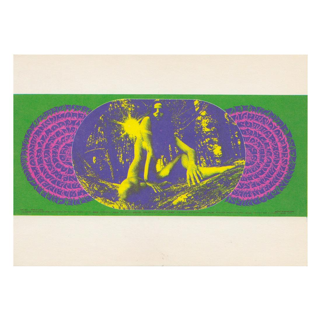 Blue Cheer - 1967 Concert Handbill: BLUE CHEER (American Rock Band) COUNTRY JOE AND THE FISH (American Psychedelic Rock Band) Original & Vintage Family Dog Presents Concert Postcard featuring Blue Cheer, Country Joe & the Fish, Lee Mich