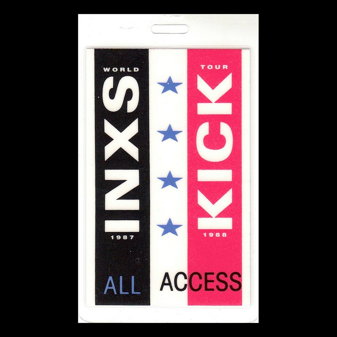 INXS - 1988 Laminate Backstage Pass (1 of 1)