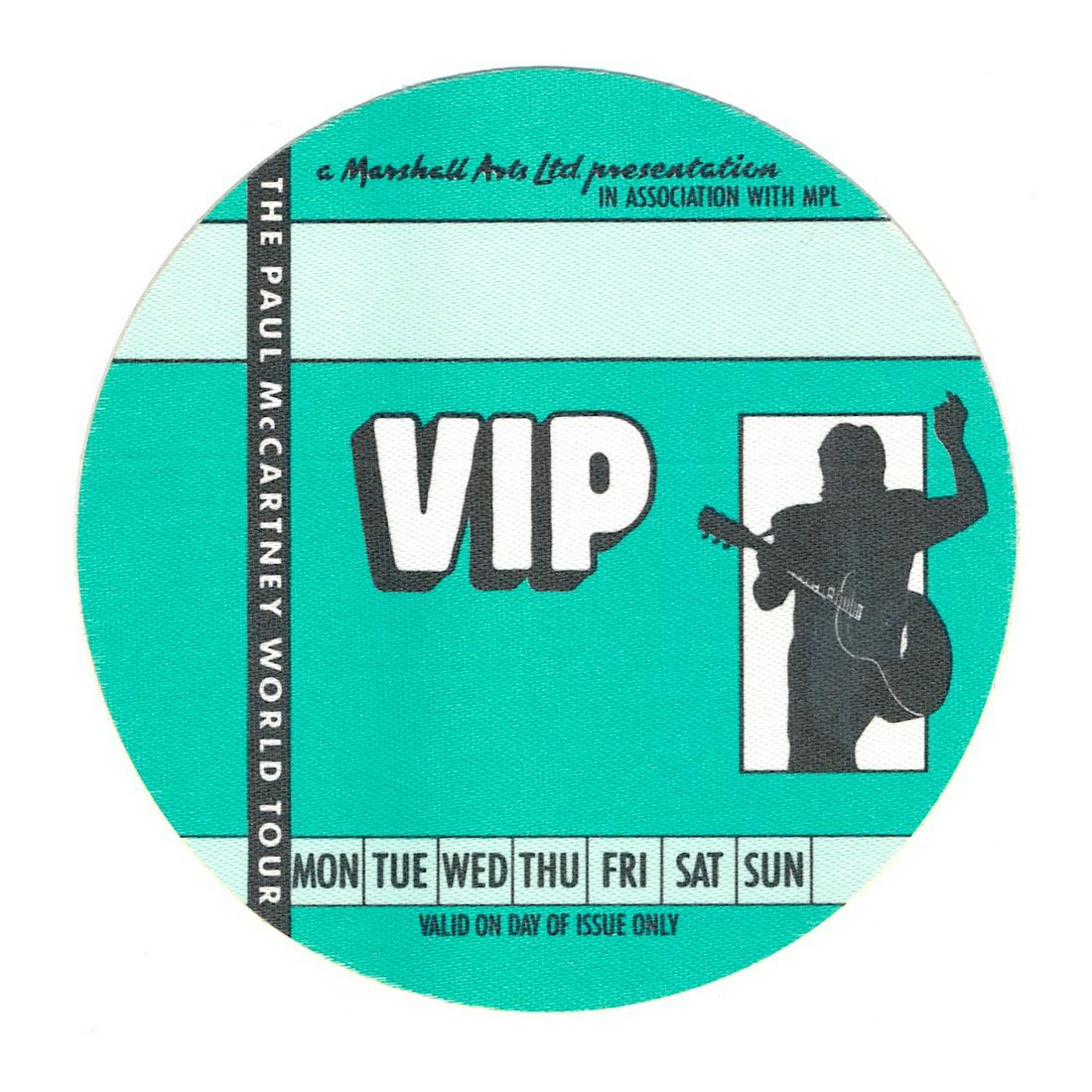 Paul McCartney - World Tour - 1989 Backstage Pass (1 of 1)