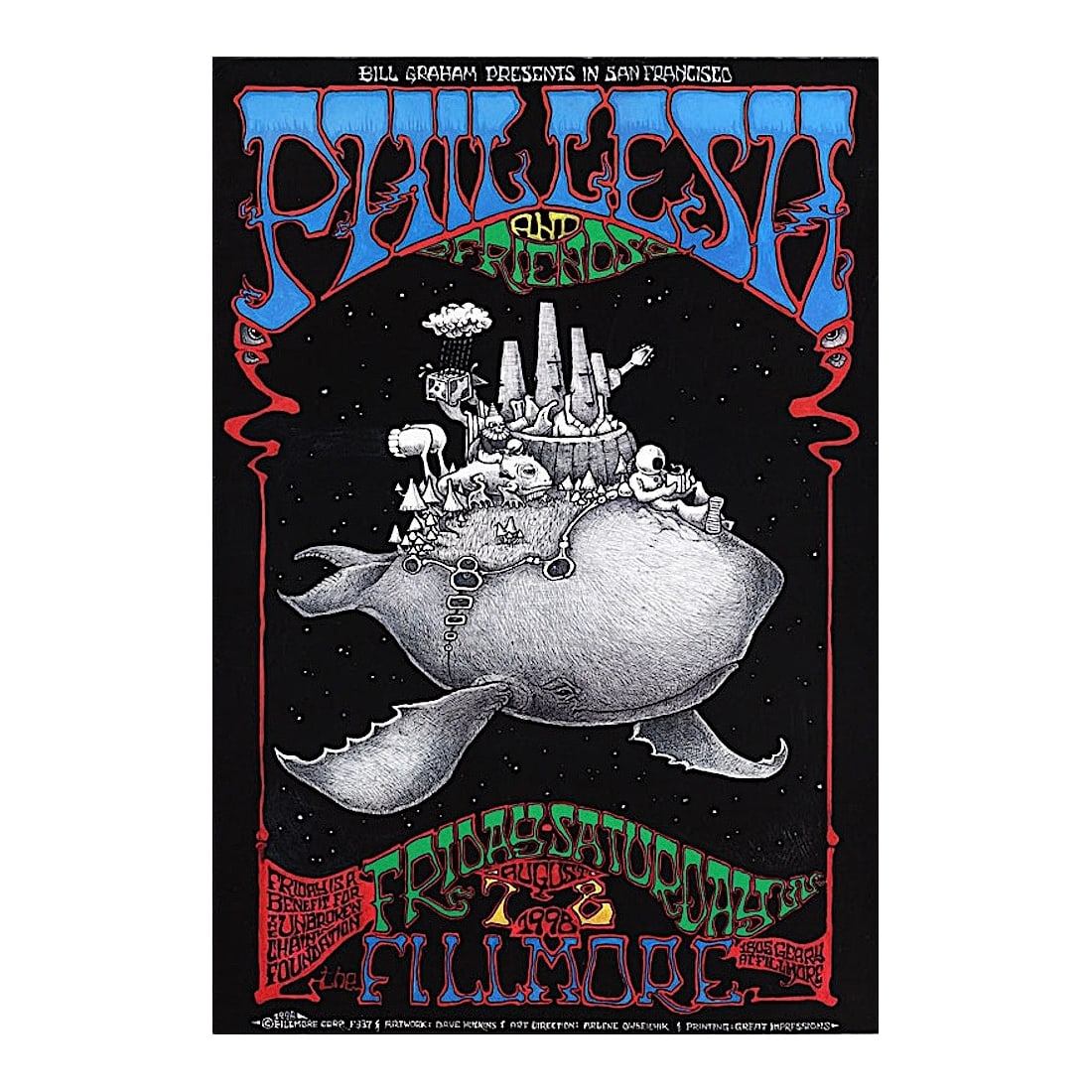Phil Lesh & Friends - 1998 Fillmore Concert Poster (1 of 1)