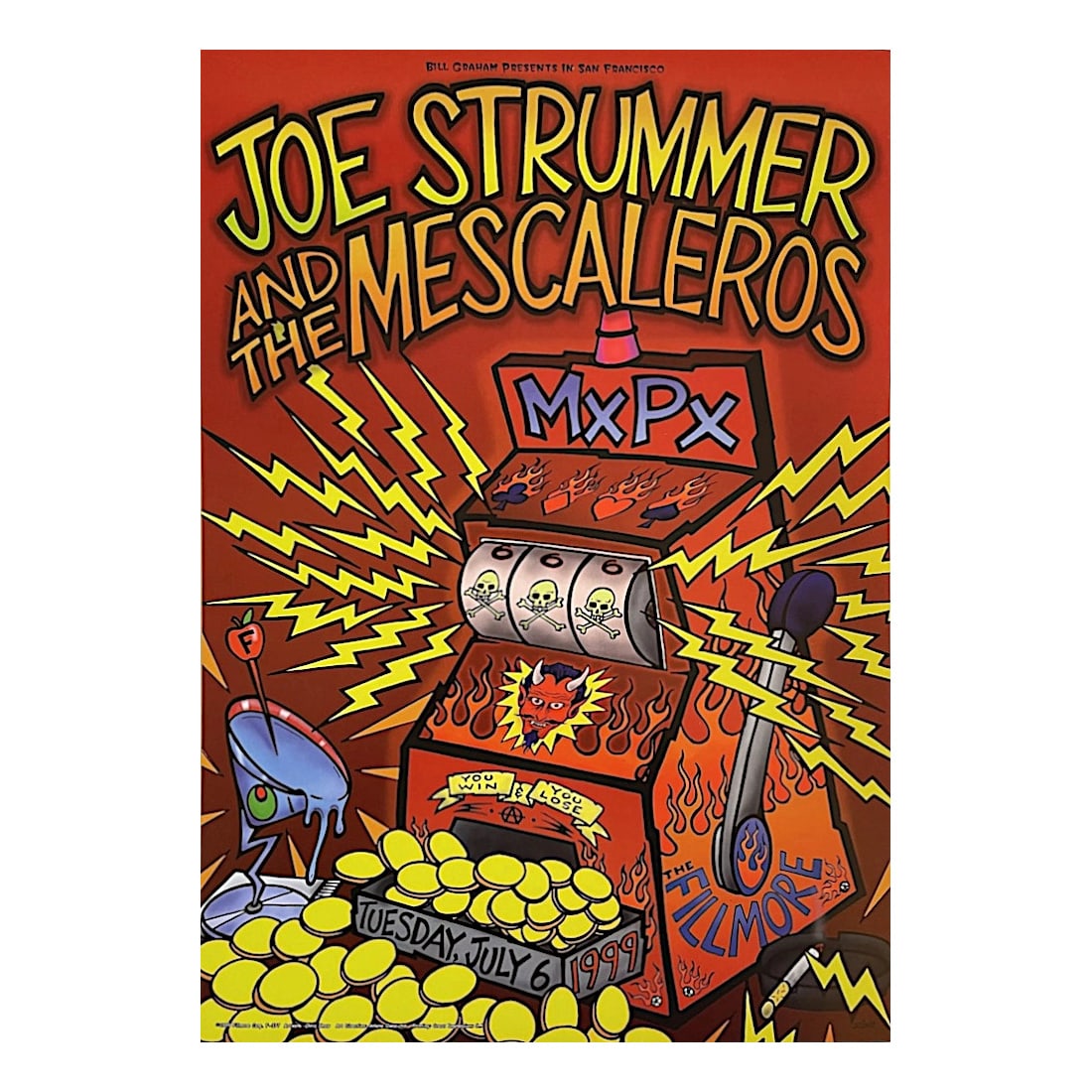 Joe Strummer & The Mescaleros - 1999 Fillmore Concert Poster (1 of 1)