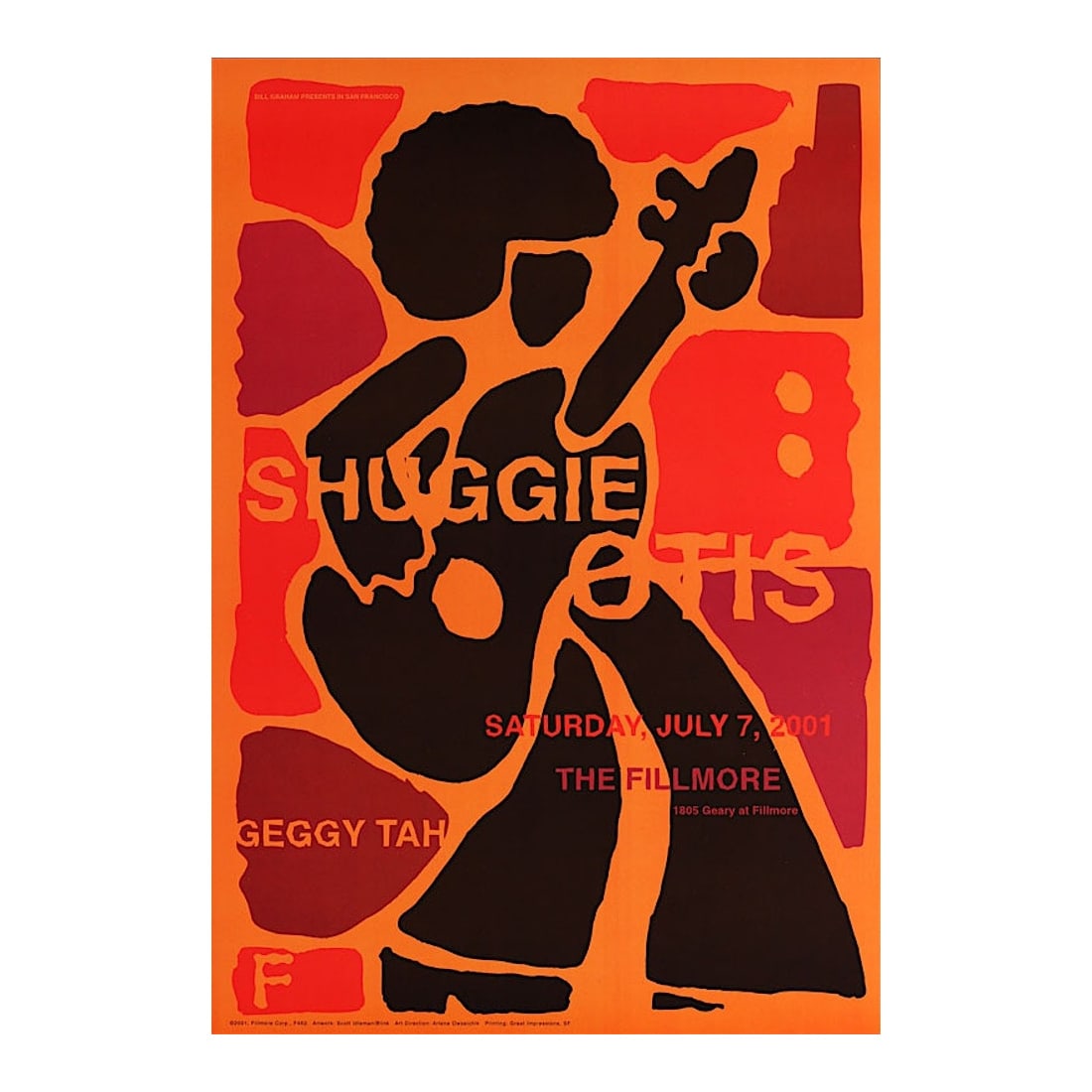 Shuggie Otis - 2001 Fillmore Concert Poster (1 of 1)