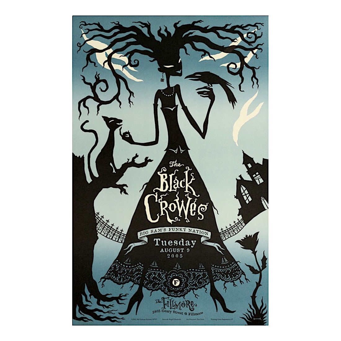 The Black Crowes - 2005 Fillmore Concert Poster (1 of 1)