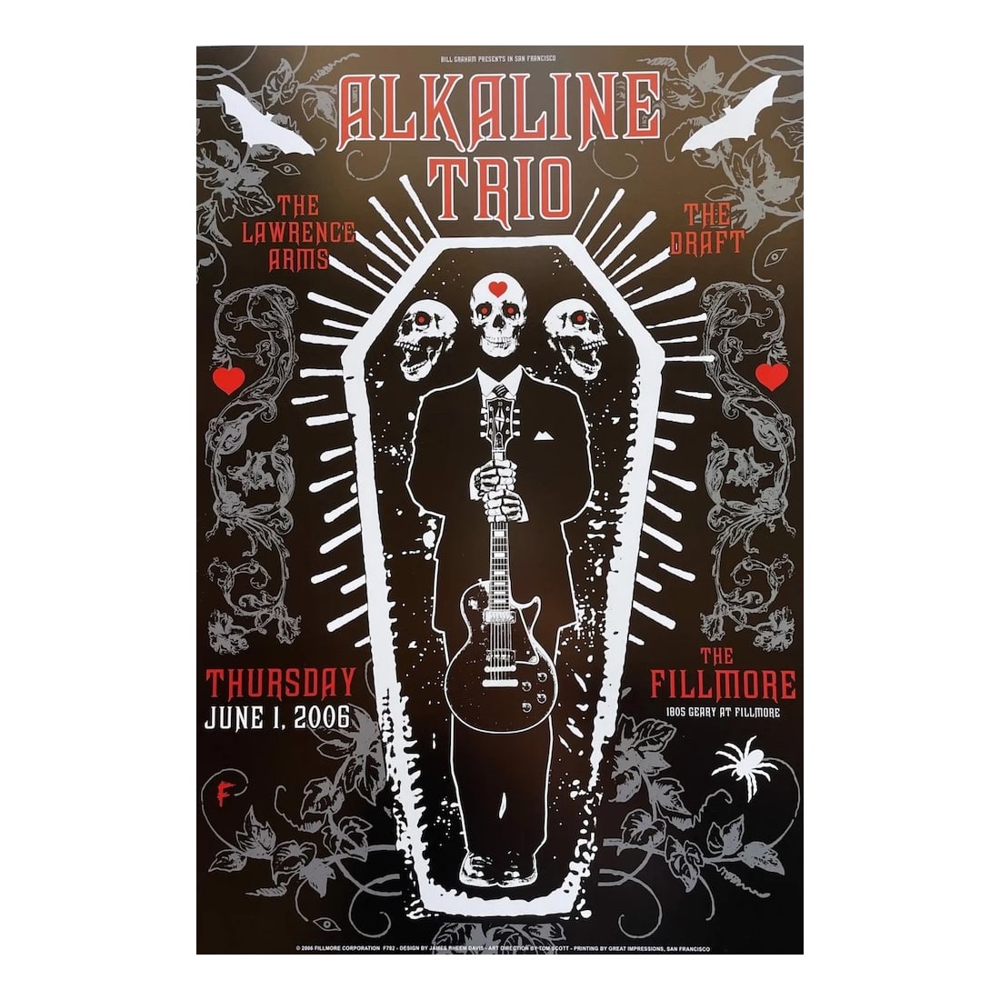 Alkaline Trio - 2006 Fillmore Concert Poster (1 of 1)