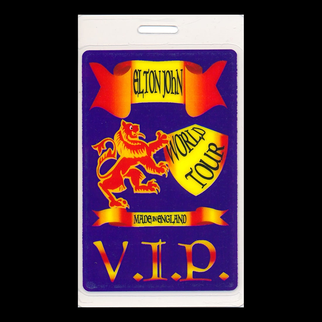 Elton John - 1995 Laminated Backstage Pass (1 of 1)