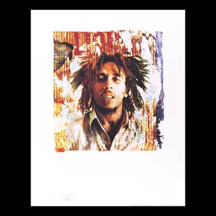 Bob Marley - Dennis Morris - 2000 Ltd Edition Print: BOB MARLEY (1945-1981) Jamaican Singer-Songwriter and Musician) Original & Vintage 2000 Dennis Morris 'Lion' Limited Edition Numbered Print (466/2000). Artist: Dennis Morris. 2000 First Printing. Incl