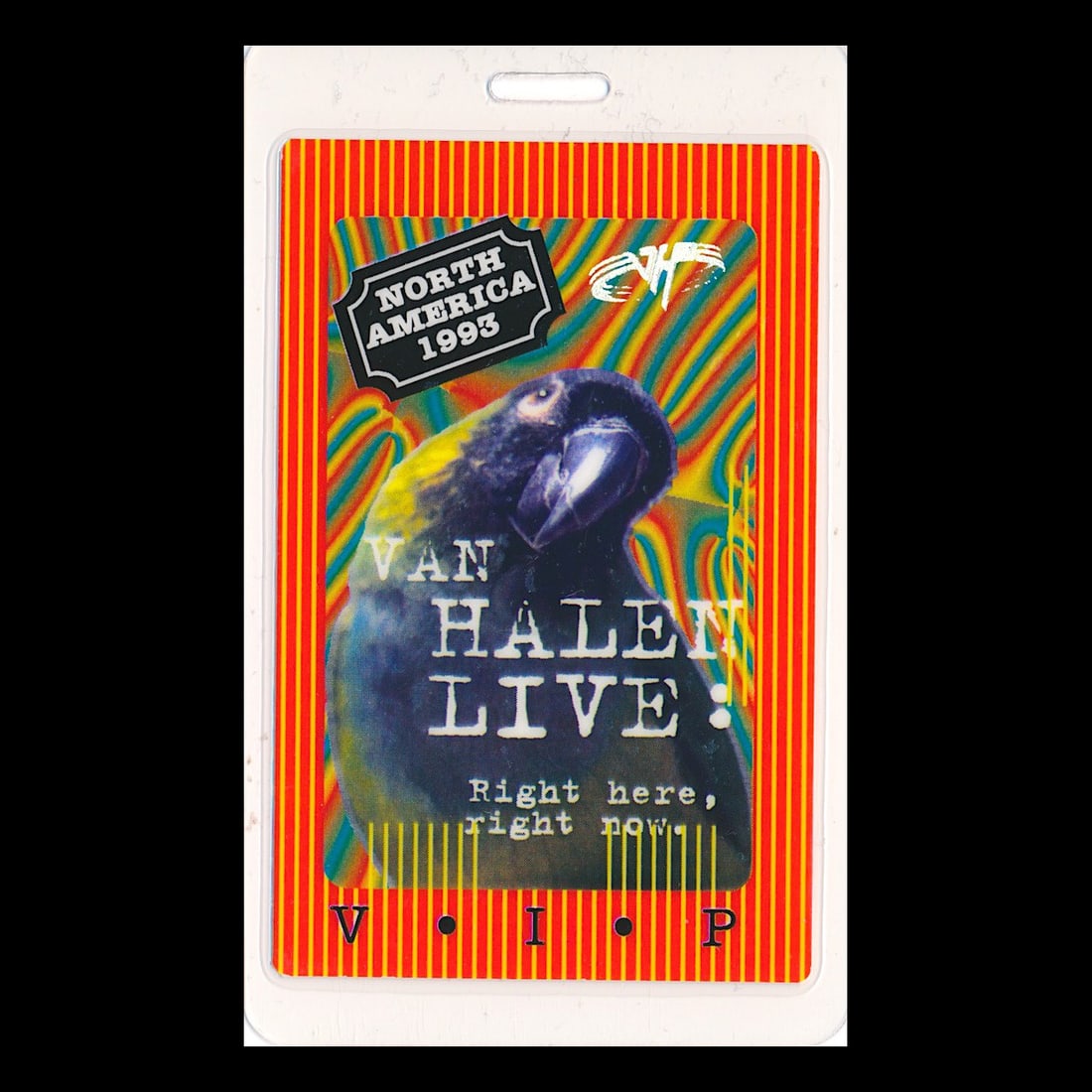 Van Halen - 1993 Tour - Laminated Backstage Pass (1 of 1)