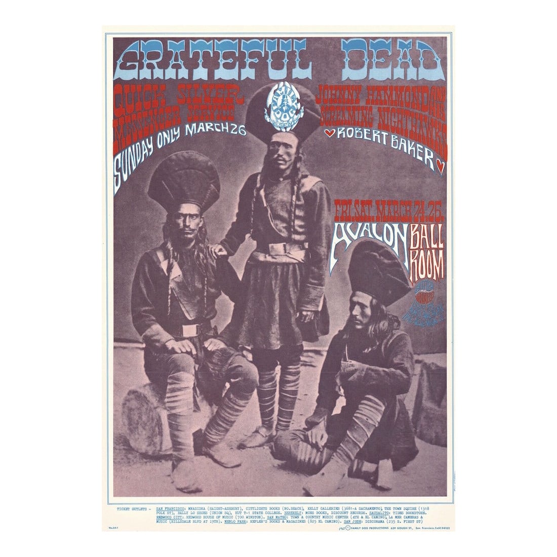 Grateful Dead - 1967 Family Dog Concert Poster (1 of 1)