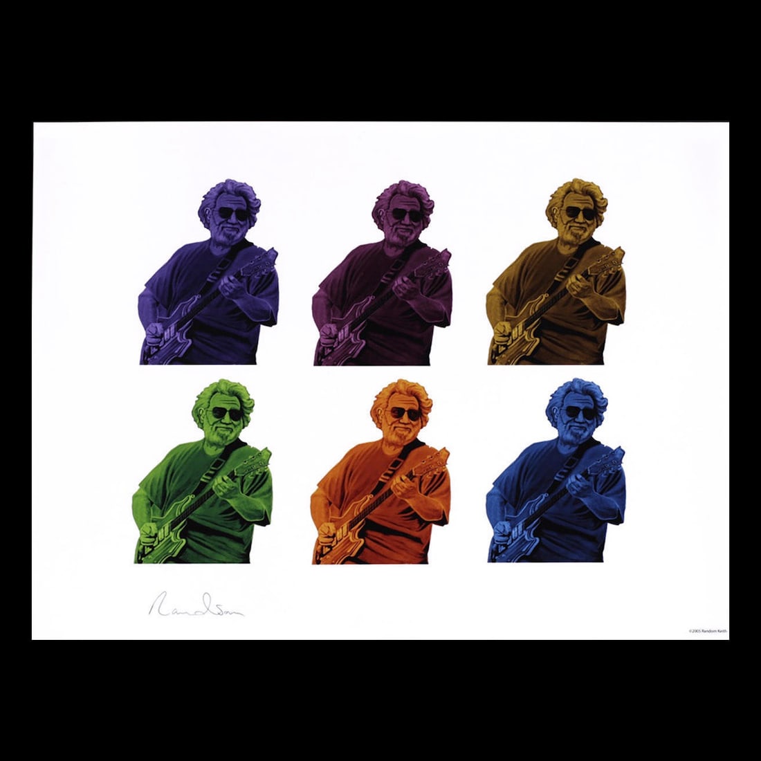 Grateful Dead - Jerry Garcia - 2005 Hand-Signed Print (1 of 1)