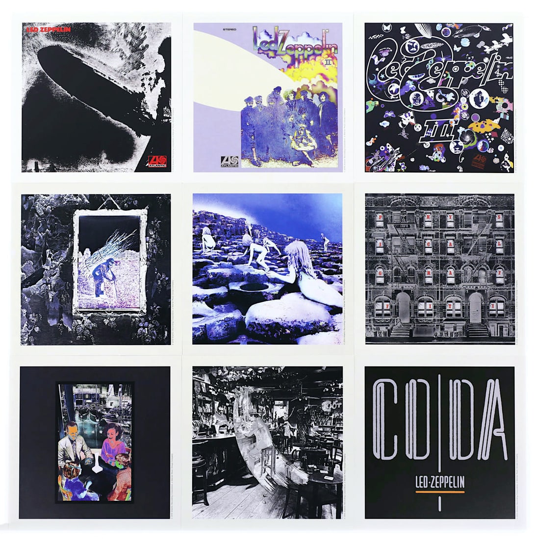 Led Zeppelin - 2014 Complete Lithographs LP Set (1 of 1)