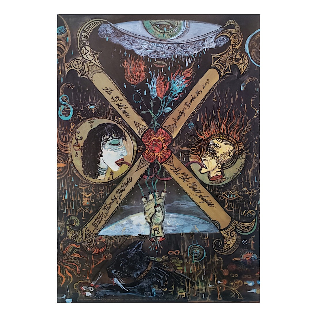 X - 2002 Fillmore Concert Poster (1 of 1)