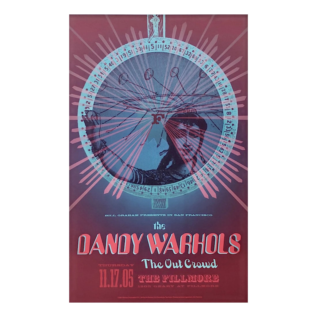 Dandy Warhols - 2005 Fillmore Concert Poster (1 of 1)