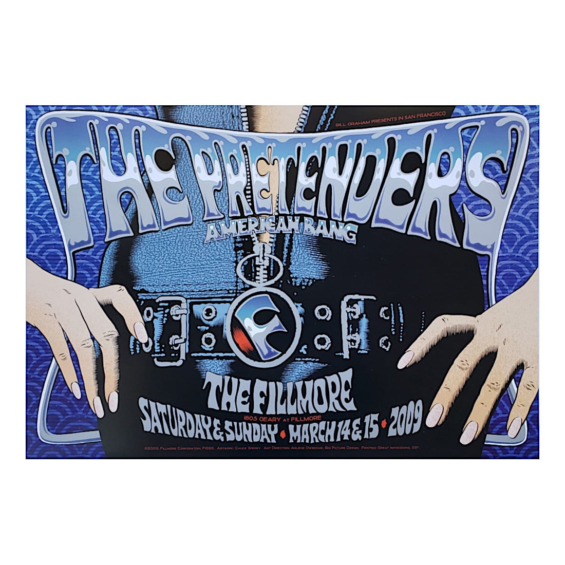 The Pretenders - 2009 Fillmore Concert Poster (1 of 1)