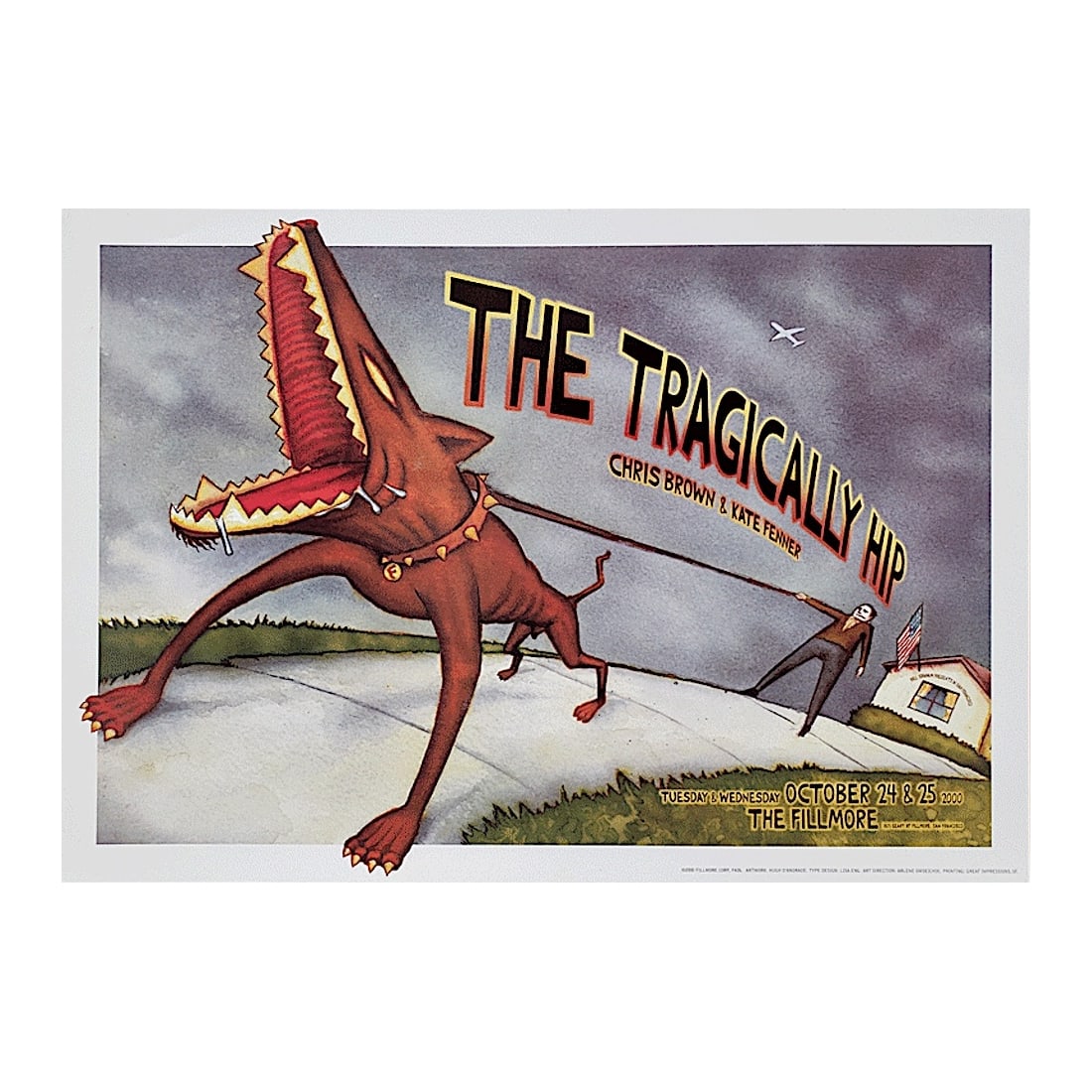 The Tragically Hip- 2000 Fillmore Concert Poster (1 of 1)