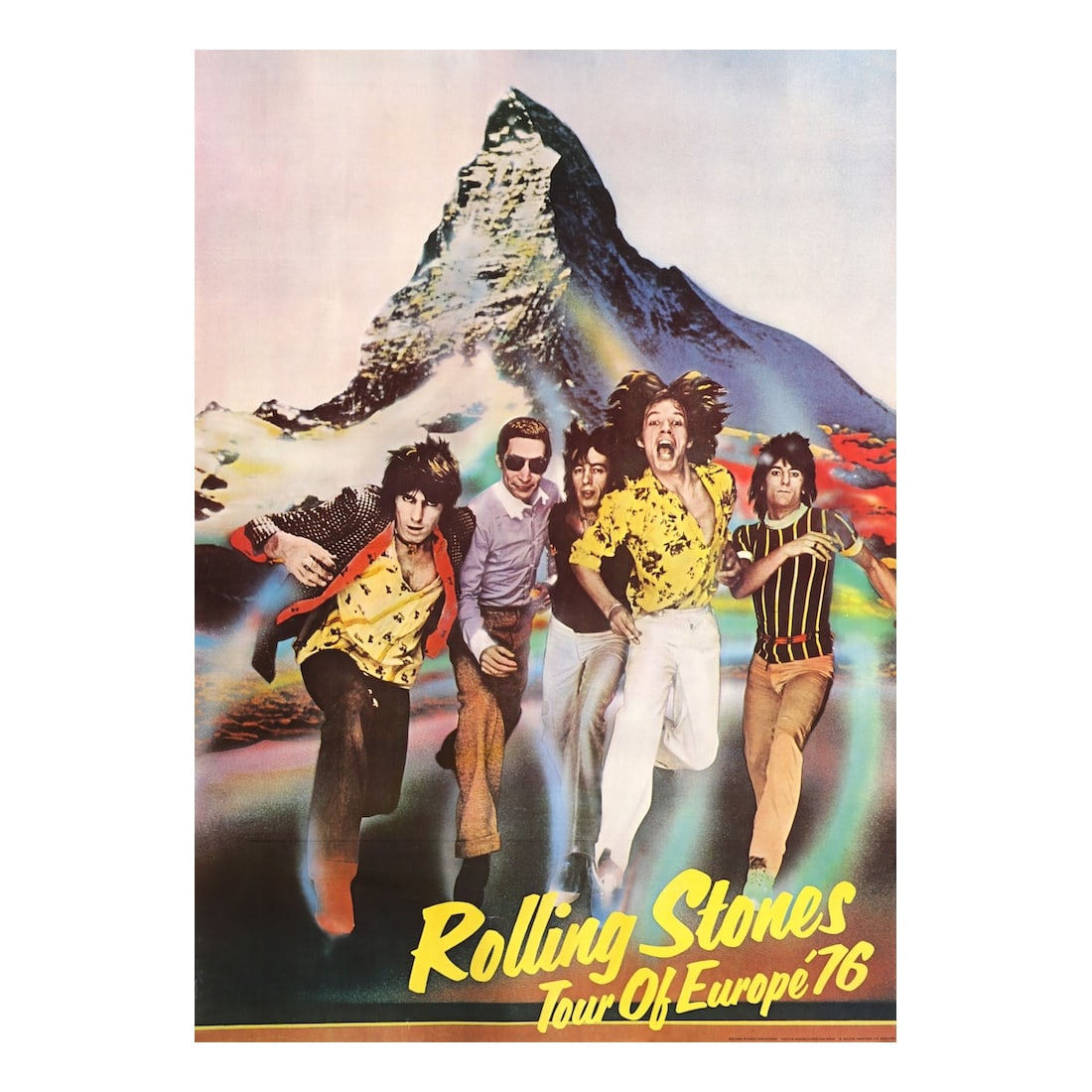 Rolling Stones - 1976 Concert Tour Poster (1 of 1)