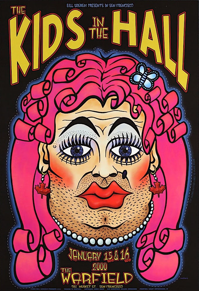 Kids in the Hall - 2000 Warfield Poster (1 of 1)