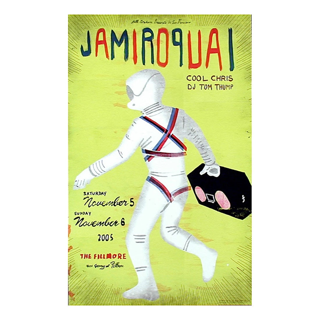 Jamiroquai - 2005 Fillmore Concert Poster (1 of 1)
