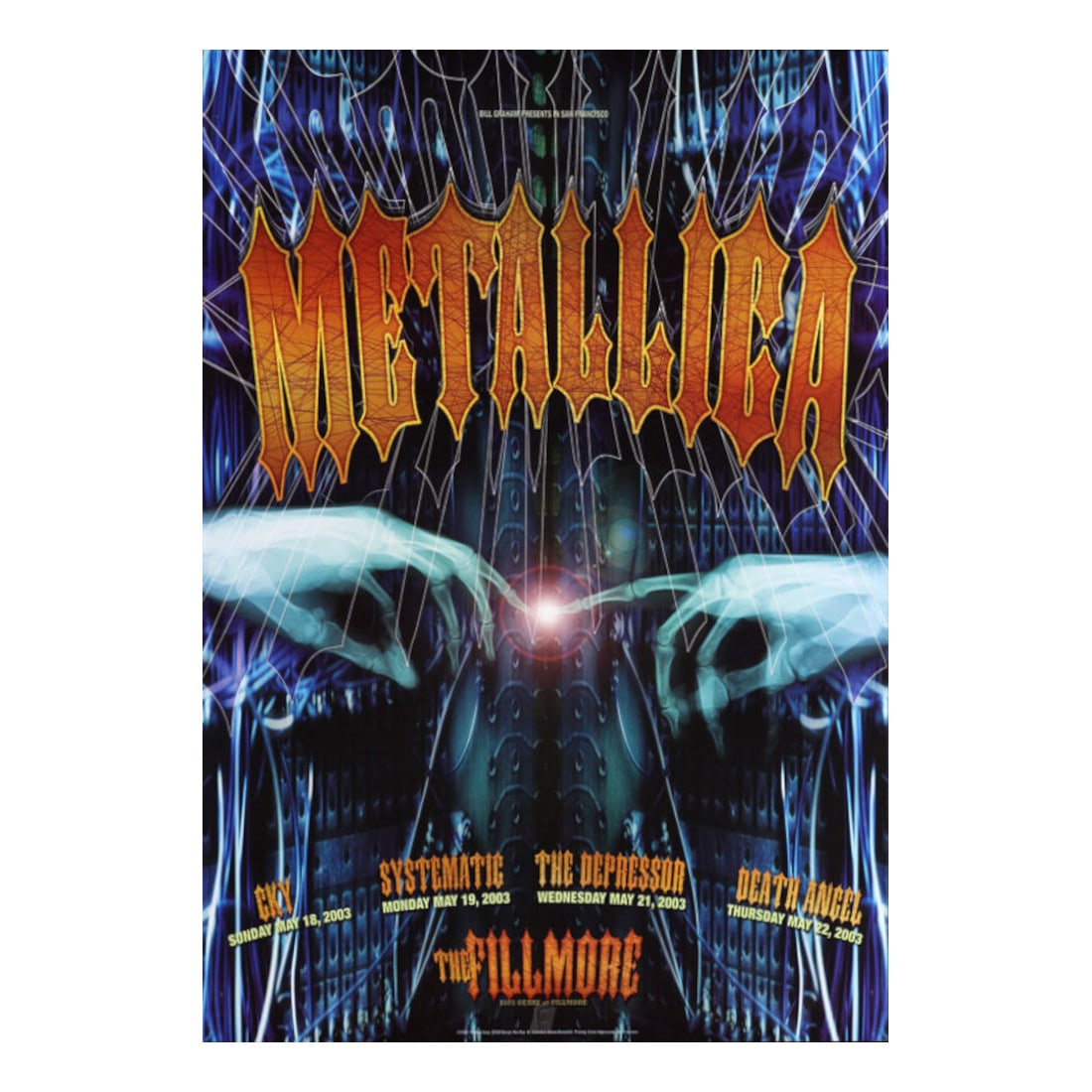 Metallica - 2003 Fillmore Concert Poster (1 of 1)