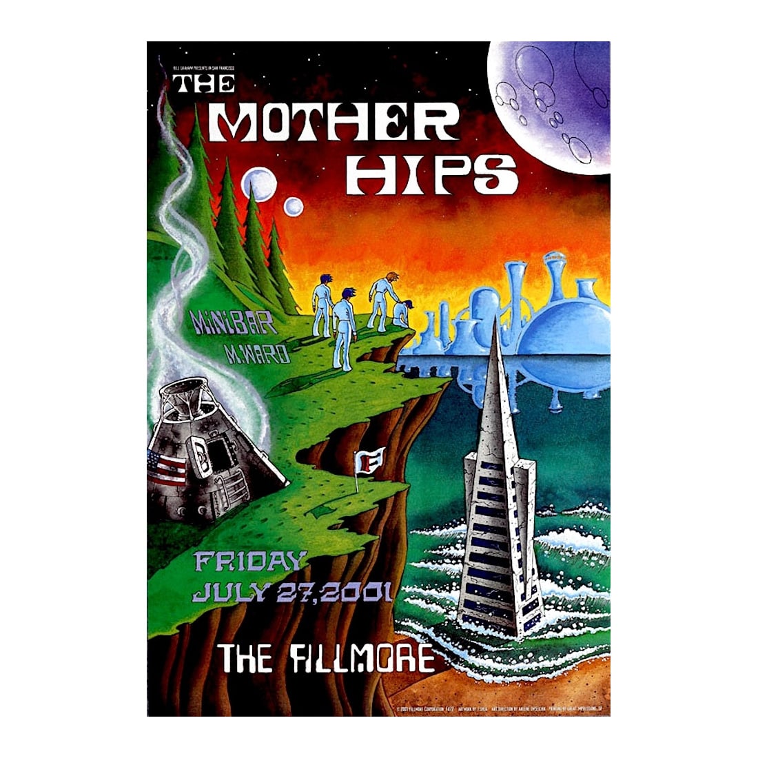 The Mother Hips - 2001 Fillmore Concert Poster (1 of 1)
