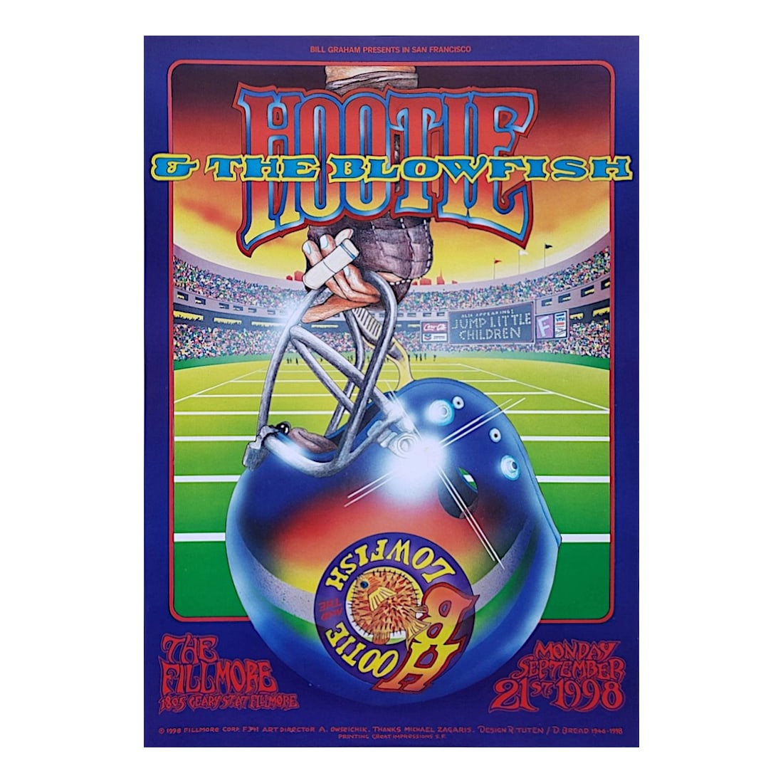 Hootie & The Blowfish - 1998 Fillmore Concert Poster (1 of 1)