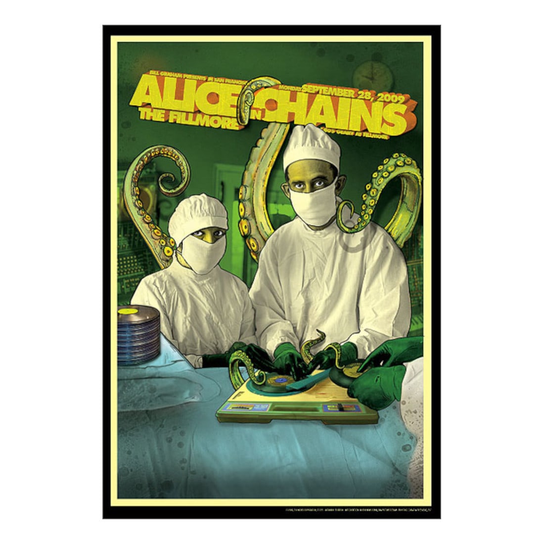 Alice In Chains - 2009 Fillmore Concert Poster (1 of 1)