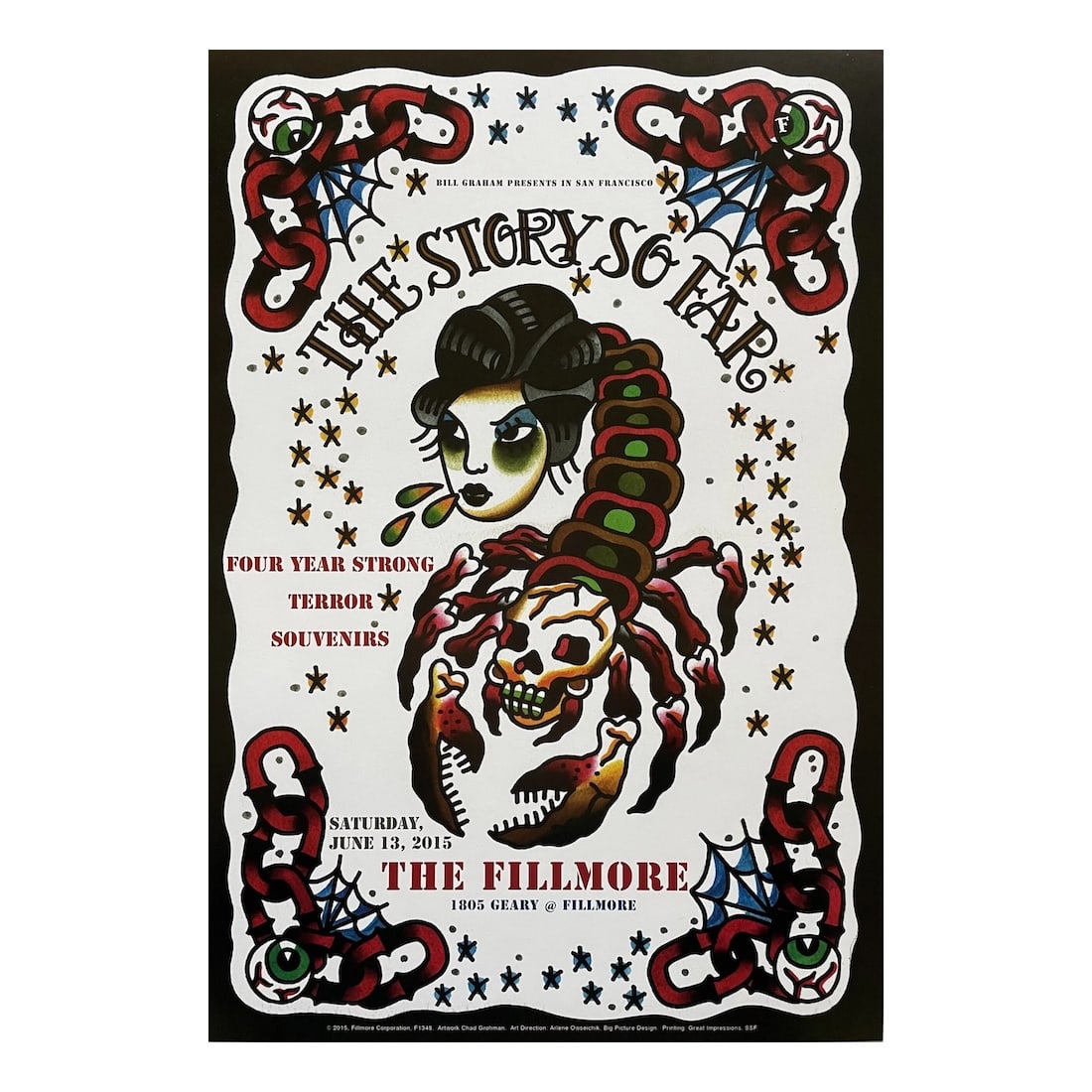 The Story So Far - 2015 Fillmore Concert Poster (1 of 1)