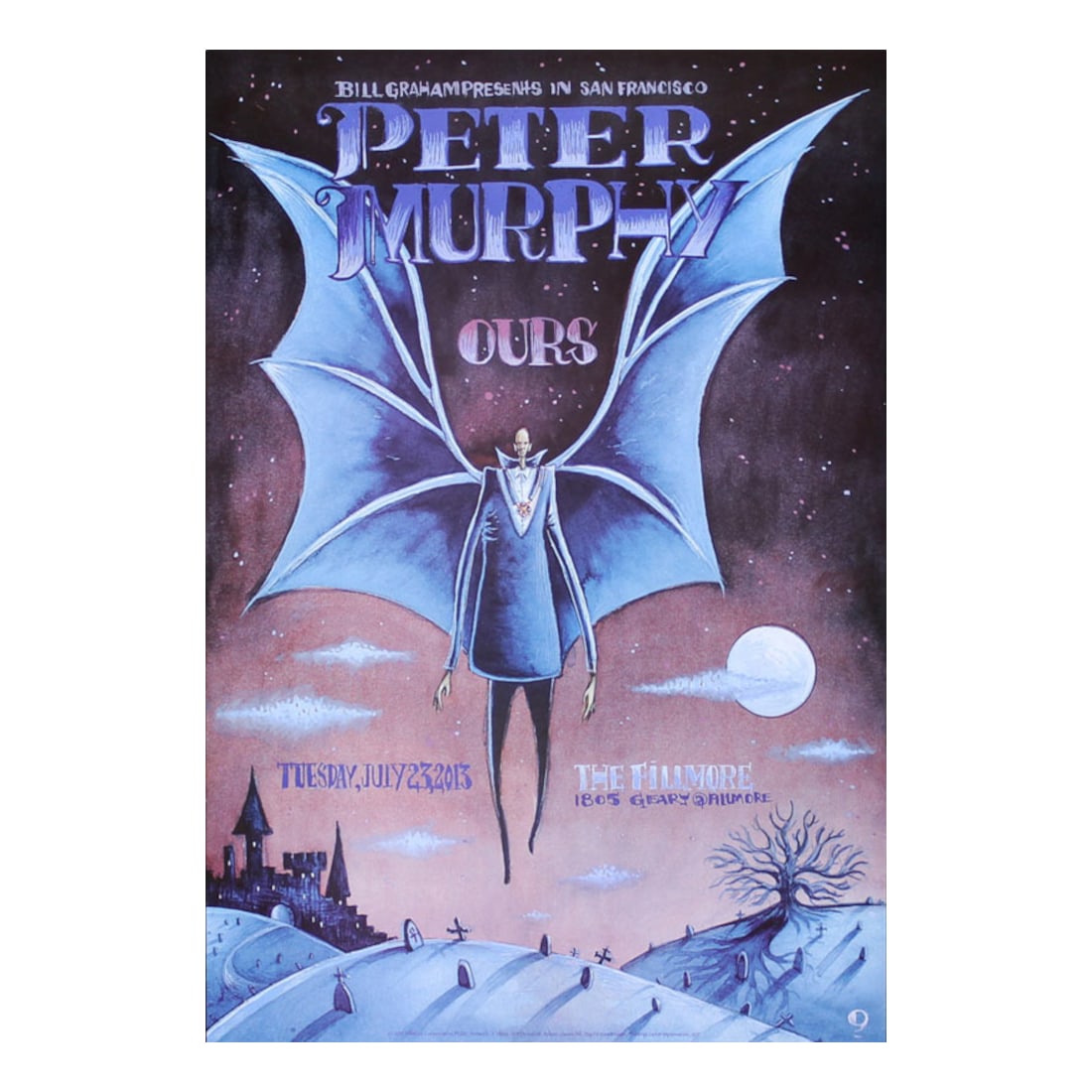 Peter Murphy - 2013 Fillmore Concert Poster (1 of 1)