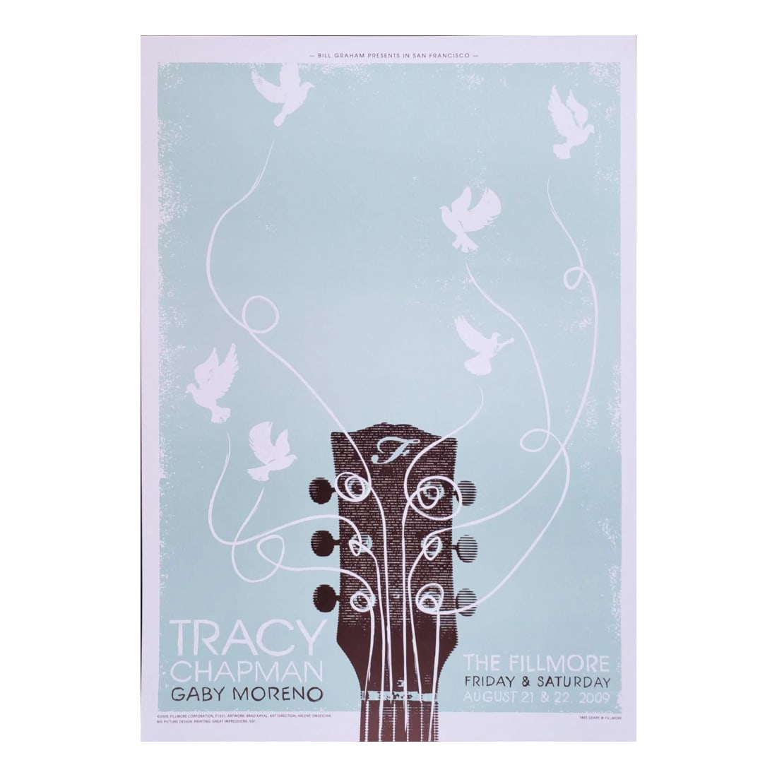 Tracy Chapman - 2009 Fillmore Concert Poster (1 of 1)