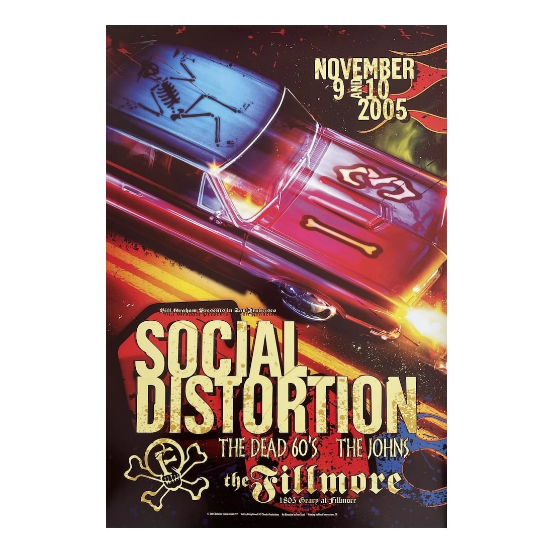 Social Distortion - 2005 Fillmore Concert Poster (1 of 1)