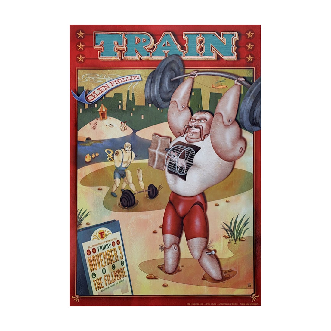 Train - 2000 Fillmore Concert Poster (1 of 1)