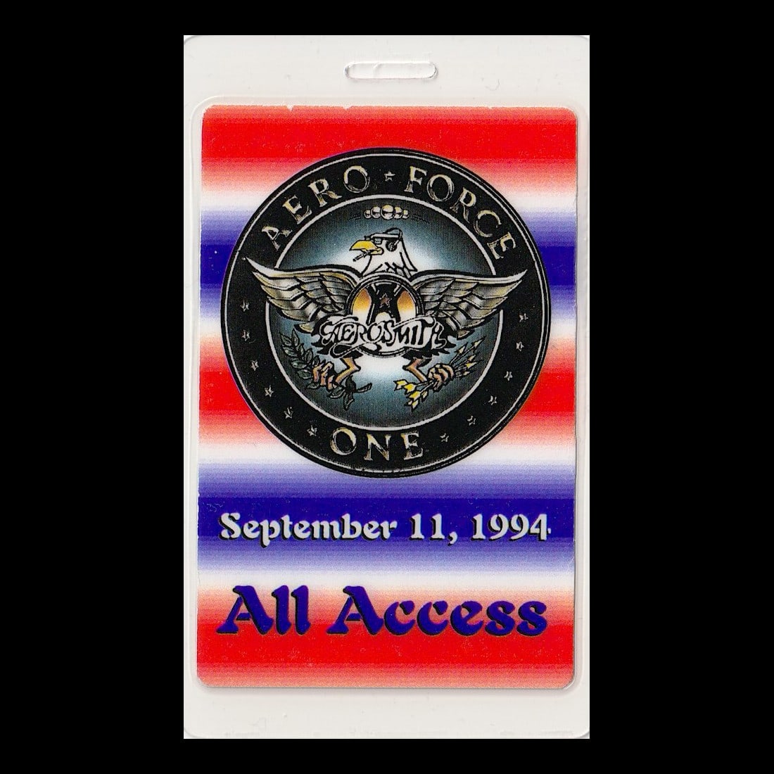 Aerosmith - Aero Force One Tour - 1994 Laminated Backstage Pass (1 of 1)