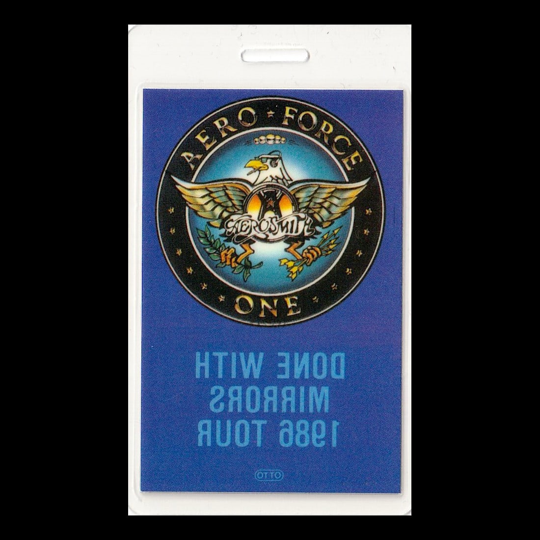 Aerosmith - Done With Mirrors Tour - 1986 Laminated Backstage Pass (1 of 1)